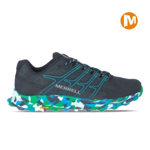 Merrell Moab Flight Laufschuhe Herren Schwarz/Grün [DE-GWTBF]